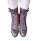 Vintage Brown Leather Ankle Boots Durango Lace Ups / 7.5