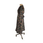 Vintage 70s Floral Print Boho Dress Long Sleeves Leslie J / M