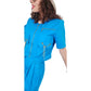 Vintage 90s Blue Jacket + Shorts Set w/Gold Chain Tassels by Oscar & Me Medium