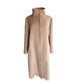 Vintage 2000s Burberry Coat Archival Beige Cashmere Blend  w/Sash Tie Belt / Medium