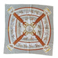 Hermes Silk Scarf "Les Allures de Cheval" by Ledoux Equestrian Horse Print Gray