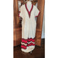 Vintage Handmade Ethiopian Traditional Costume Coptic Eritrean Habesha Dress Scarf Folk Ethnic