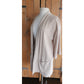 Eileen Fisher Beige Jacket Organic Cotton Linen Blazer Open Front / M