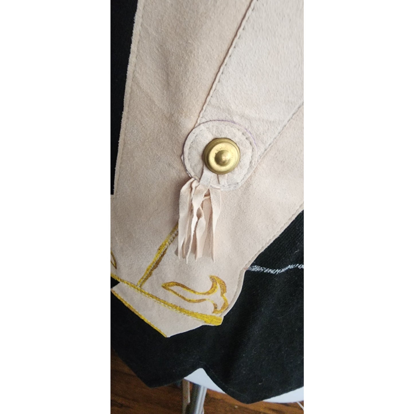 Vintage Womens Vest "Hooked On Country" Cowboy Boots Horses Equestrian Applique / Large