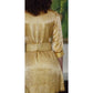 Vintage 60s Gold Mini Dress w/Belt Doreen Lok / S
