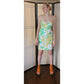 Vintage Y2K Pucci Strapless Cotton Print Dress Yellow Green Floral NWOT