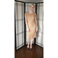 Vintage 50s Ribbon Lace Dress Helen Barbieri Beige Peach