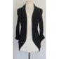 Vintage Eileen Fisher Blazer Black Silk Jacket Petite Minimalist