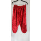 Vintage Santa Claus Costume Jacket Pants Hat Red Velvet