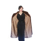 Vintage 1980s Sable Fur Coat Long Ankle Length Hoode