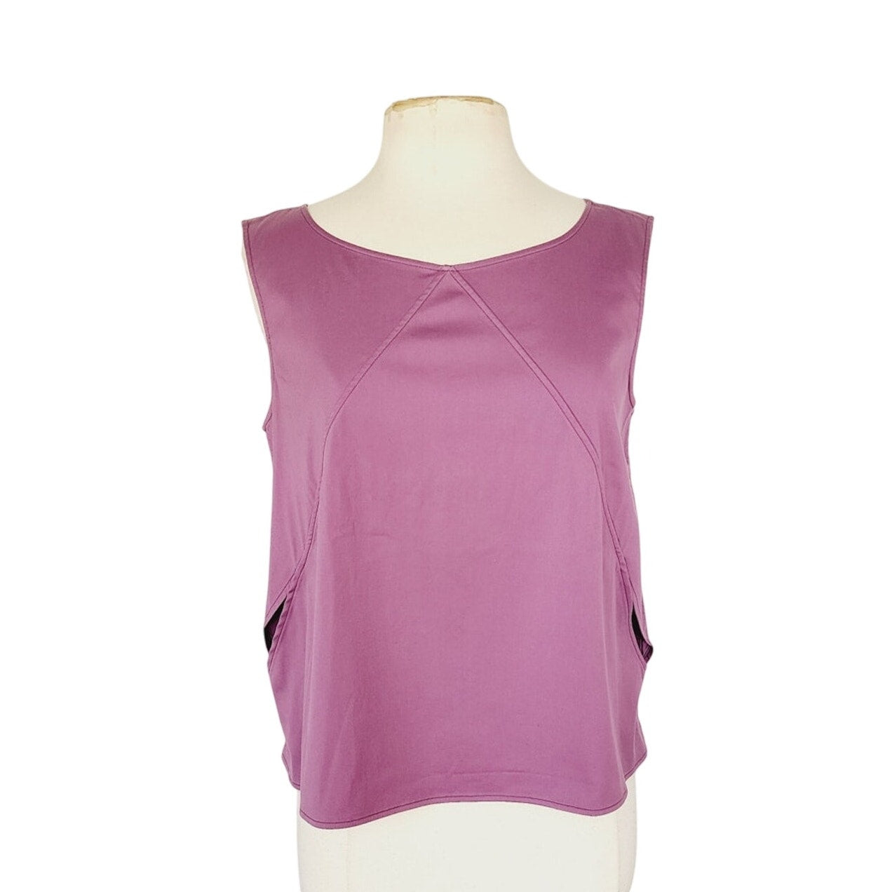 Vintage 2000s JIL Sander Top Purple Mauve Shell 38