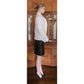 Vintage 90s Jil Sander White Structured Cotton Blouse Shirt Italian Size 40