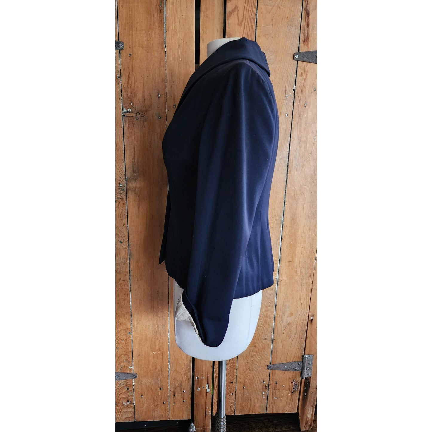 1940s Navy Blue Blazer Lilli Annette Petite