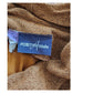 Vintage 80s Brown Dress Fringed Cowl Collar Mad Max Distopia Positive Attitude