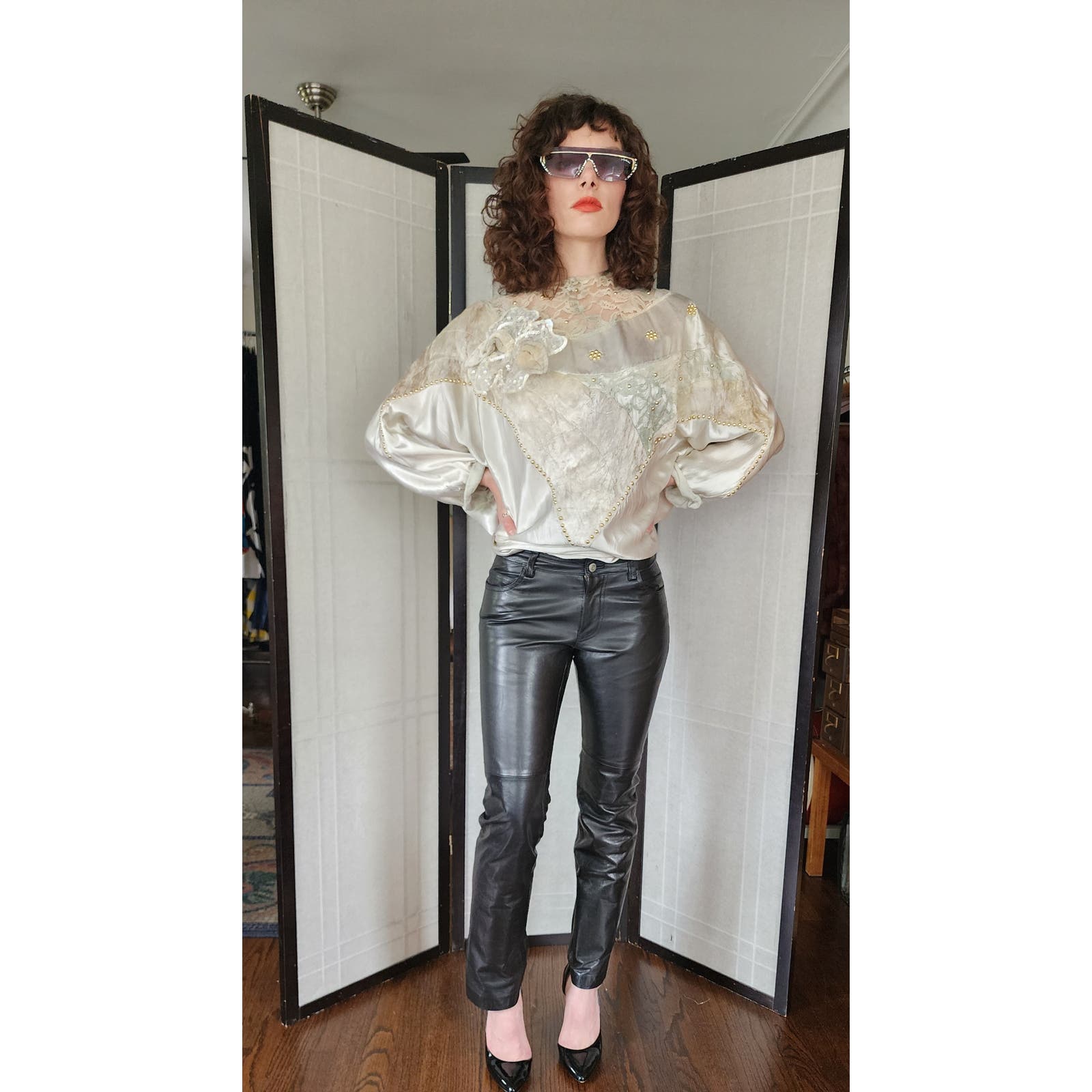 Oxblood Vintage Y2K Leather Pants – NOTO Los Angeles Flagship