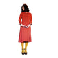 Vintage 90s Chloe Dress Burgundy Red Wool Crepe Button Down Front S