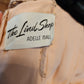 Vintage 50s Ribbon Lace Dress Helen Barbieri Beige Peach