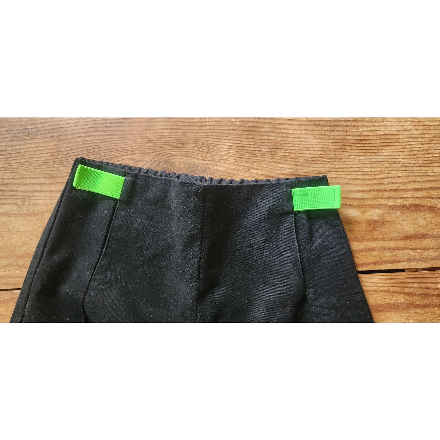 RARE Vintage 1990s Sonia Rykiel Kids Jeans Enfant Girls Childrens Pants Floral Embroidery Black Denim Flares