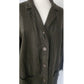 Vintage Eileen Fisher Chore Coat Brown Linen / L