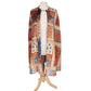 Vintage 1960s Velvet Cape Printed Tapestry Cloak Patchwork Carpet Design