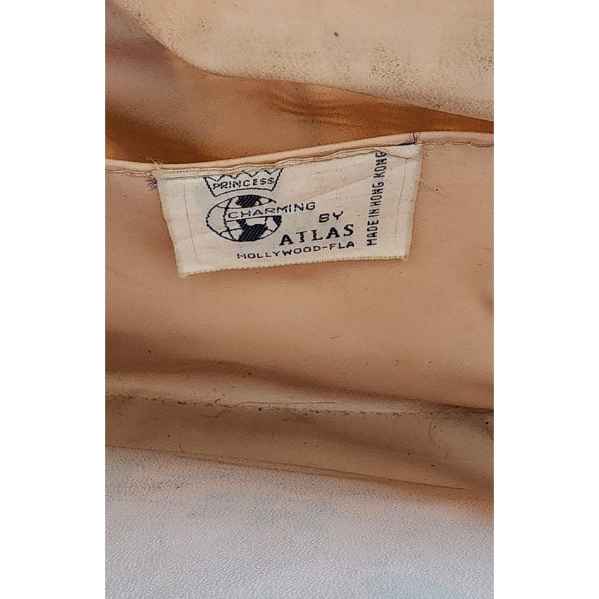 Vintage 60s Wicker Basket Purse Princess Charming Atlas