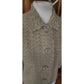 Vintage 60s Beige Knit Jacket Blazer Cardigan Stye / M
