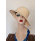 Vintage 1960s Mod Hat Cream Wool Soft Fedora Frank Olive