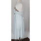 Vintage 50s Lingerie Blue Lace Slip Dress Nightgown Negligee