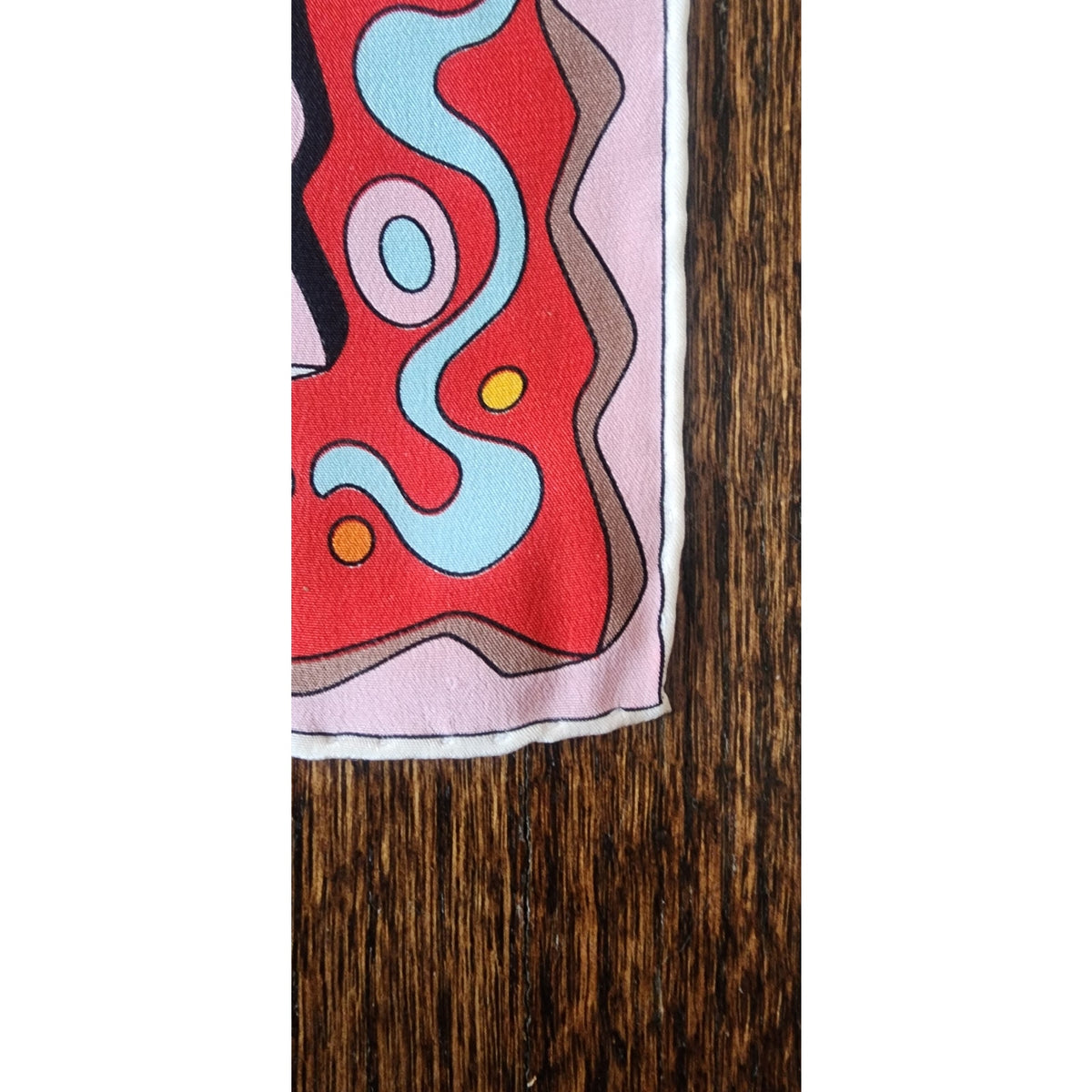 Vintage 1990s Pucci Scarf Silk Psychedelic Eye Print Occhi Oblong Boho
