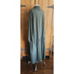 Vintage 80s J Morgan Puett Dress Green Silk Drop Waist