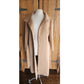 Vintage 2000s Burberry Coat Archival Beige Cashmere Blend  w/Sash Tie Belt / Medium