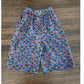 Vintage 1980s Giorgio Armani Shorts Geometric Mosaic Print High Waisted Long Bermuda