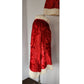 Vintage Santa Claus Costume Jacket Pants Hat Red Velvet