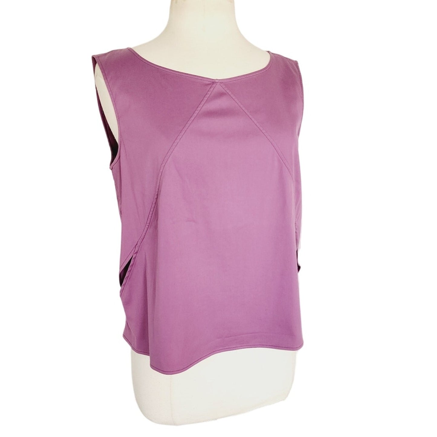 Vintage 2000s JIL Sander Top Purple Mauve Shell 38