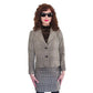 Vintage 1990s Brooks Brothers Skirt Suit Moon Wool Houndstooth Black White
