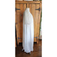 Vintage 50s Peignoir White Nylon Robe + Slip Dress Vanity Fair