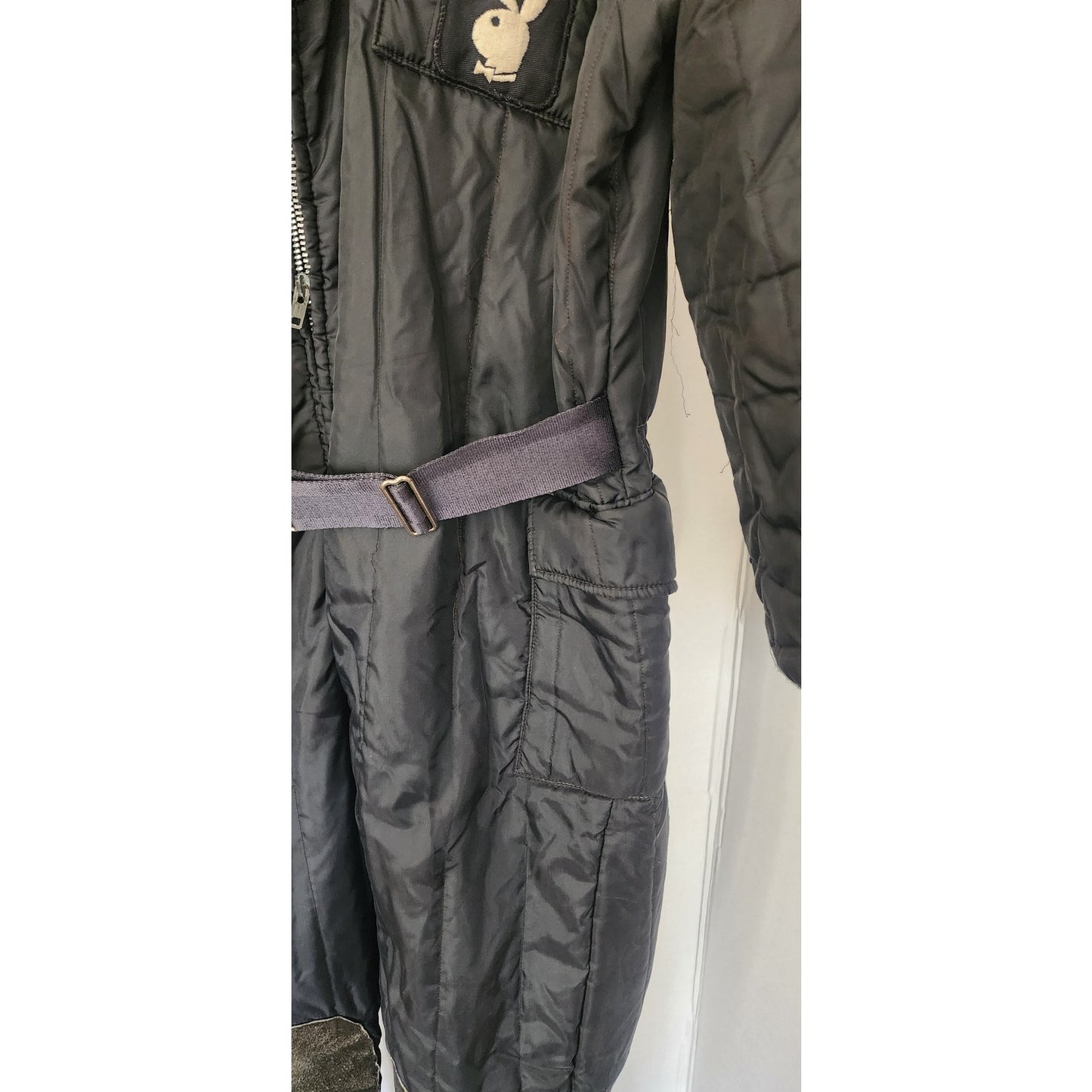 Vintage 1970s Mens Snow Suit Polarware Snowmobile Yamaha Playboy Patches