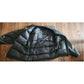 Vintage 1990s Perry Ellis Portfolio Jacket Leather Collared Full Zip Duckdown Liner XL