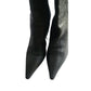 PRADA Ankle Boots Black Leather New in Box Size 38 VG++