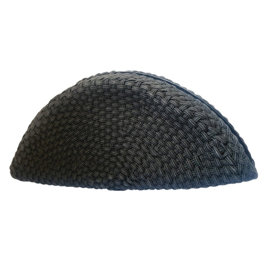 Vintage 80s Black Clutch Bag Half Moon De Vecchi by Hamilton Hodge