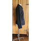 Vintage Hermes Blazer Black Wool Three Button Closure / M