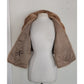 Vintage 1950s Brown Mink Fur Wrap Shrug Stole Evening Jacket