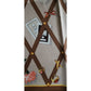 Vintage 90s Paloma Picasso Scarf Silk Brown Beige Novelty Print Bulletin Board