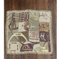 Vintage 1990s Longchamp Scarf Green Silk Equestrian Print Designer Foulard Square