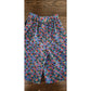 Vintage 1980s Giorgio Armani Shorts Geometric Mosaic Print High Waisted Long Bermuda