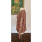 Vintage 80s MISSONI Cardigan Sweater Orange Brown Red Tones