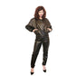 Vintage 1980s Brown Leather Jacket + Pants Suit Lanna Medium