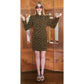 Vintage 90s Monica Bianco Milano Animal Print Skirt Suit Structured Jacket Set Made in Italy