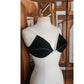 Vintage 60s Black White Bikini Set Bullet Bra + Boy Shorts Majorca Athenee Greece