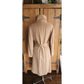 Vintage 2000s Burberry Coat Archival Beige Cashmere Blend  w/Sash Tie Belt / Medium